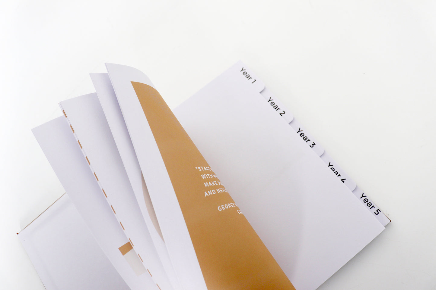 5 YEAR PLANNER - BROWN
